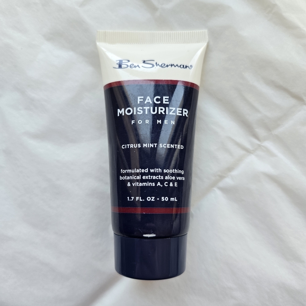 🍒 5/$20 new Ben Sherman Face Moisturizer for Men Citrus Mint Scented w Vitamins